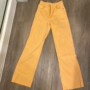 Orange Zara jeans